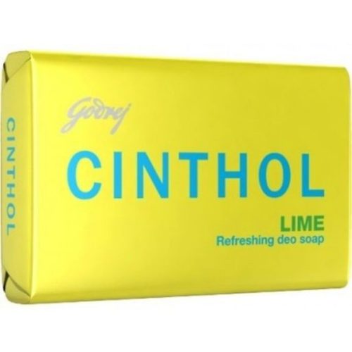 Cinthol Lime Bath Soap - 100g | Lemony Deo Fragrance | Grade 1 Soap | For All Skin Types